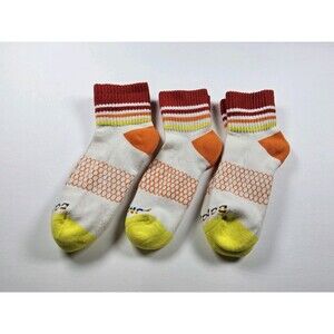 Bombas Bee Proud Quarter Socks Lot Of 3 Pairs Size M